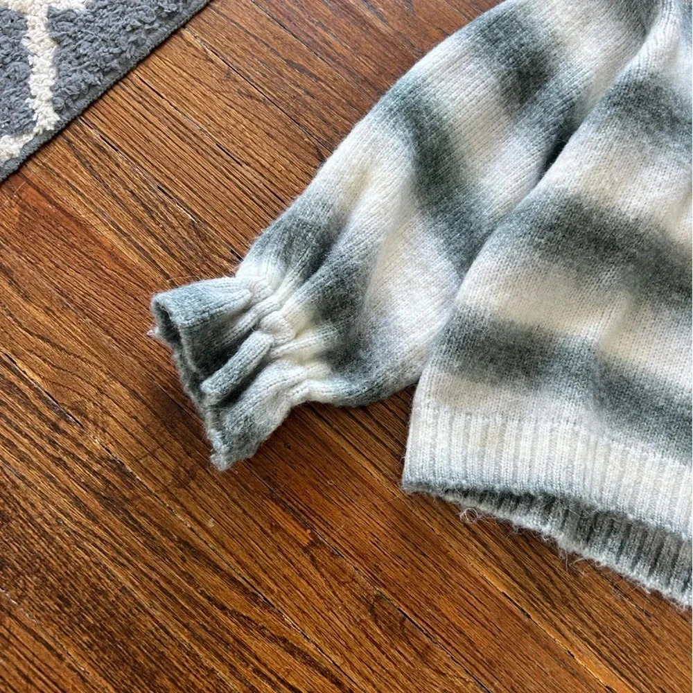 Something Navy Ombré Striped Sweater Hoodie - Picture 8 of 9